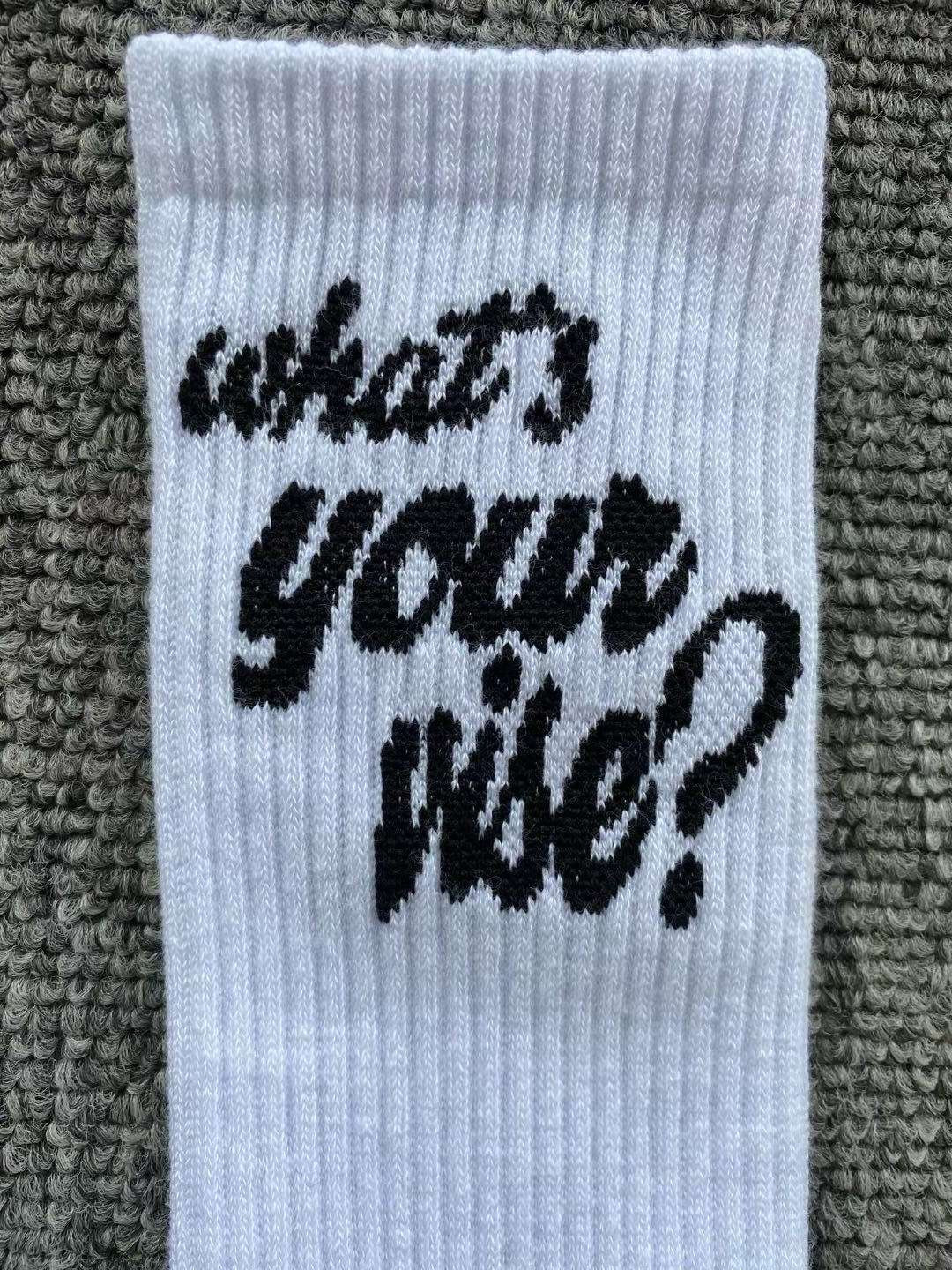 'wyv?' Sock